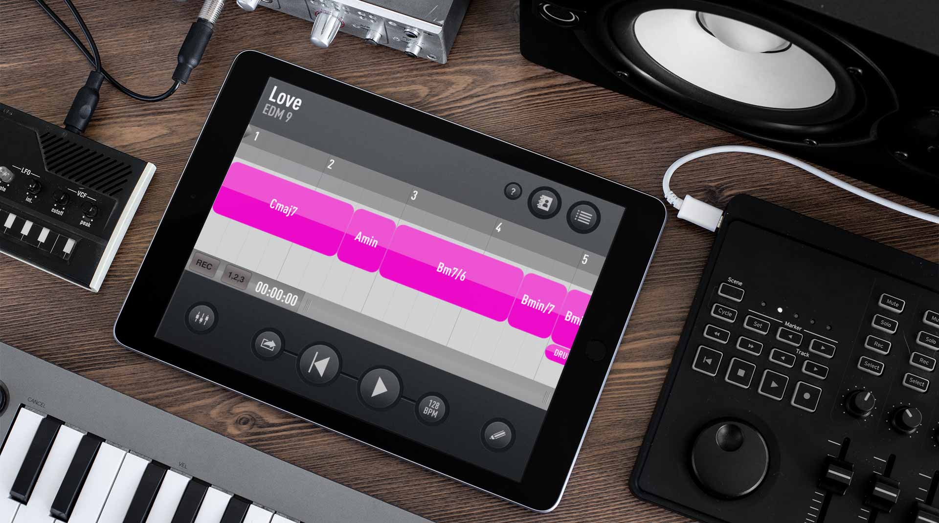 SessionBand EDM Music App - Volume 1